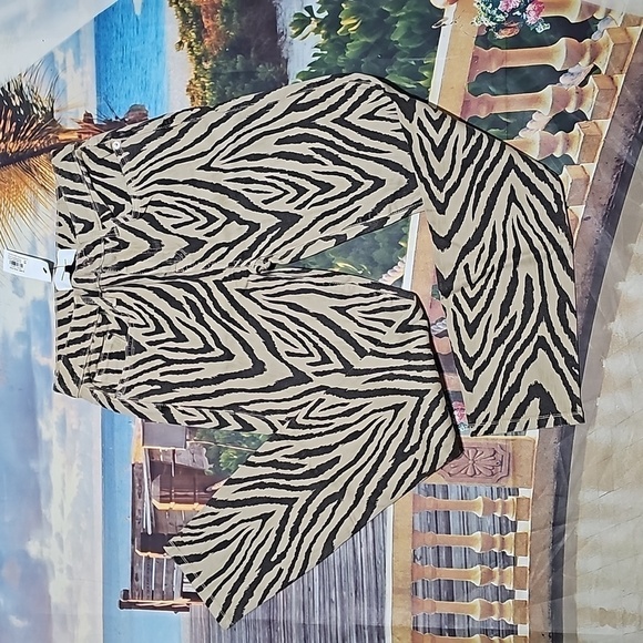 Current/Elliott Zebra‎ Print Skinny Jeans Size 26 - Picture 1 of 6